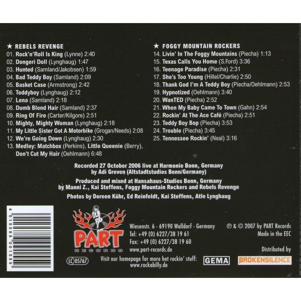 Foggy Mountain Rockers - Rebels Revenge ( CD ) – Image 2