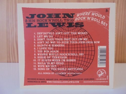 John Lewis & His Rock'N'Roll Trio - Where Would Rock'n'Roll Be? ( CD ) - Image 2