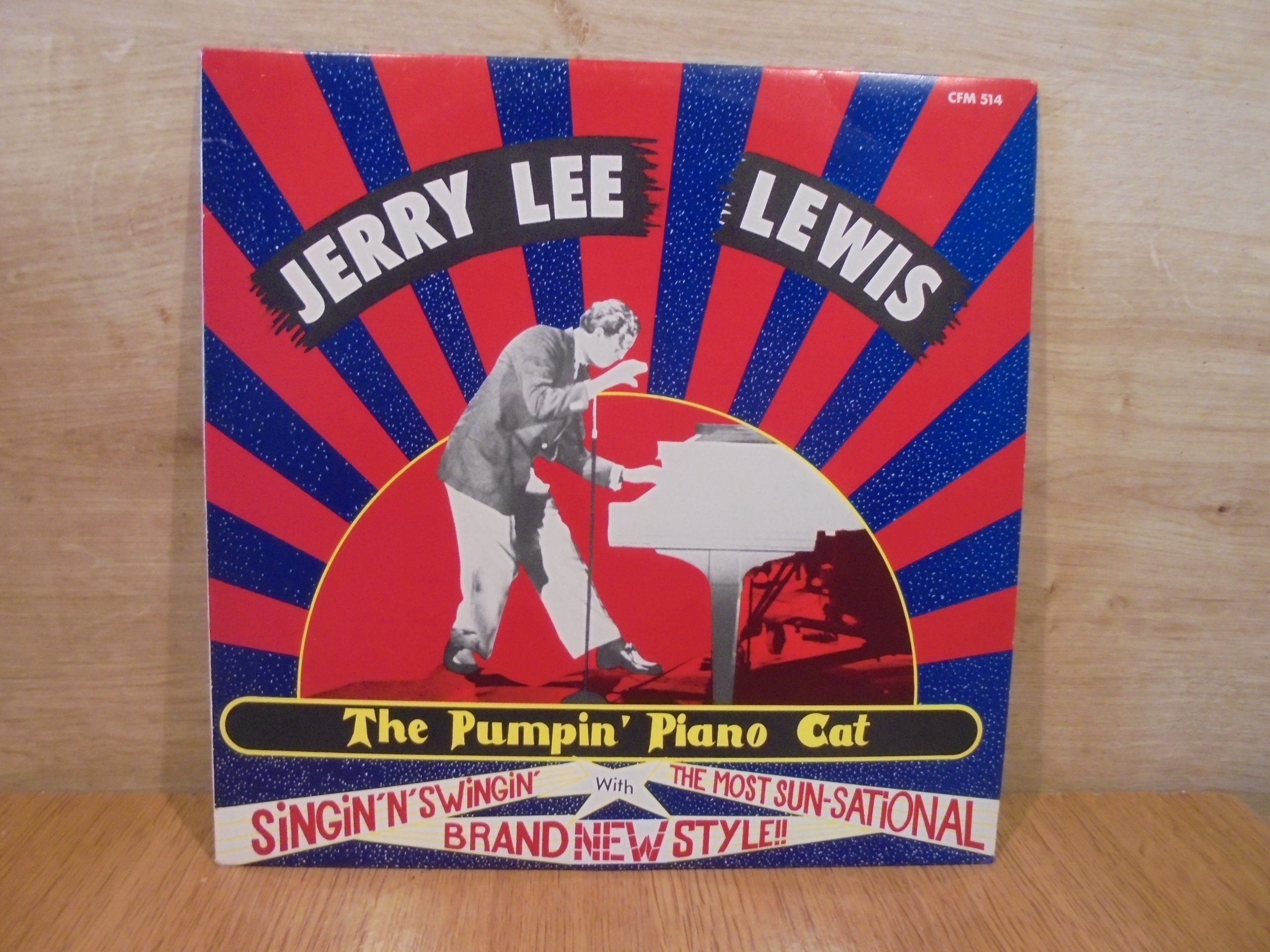 Jerry Lee Lewis – The Pumpin' Piano Cat  ( 10 Inch / 25 CM )CFM 514