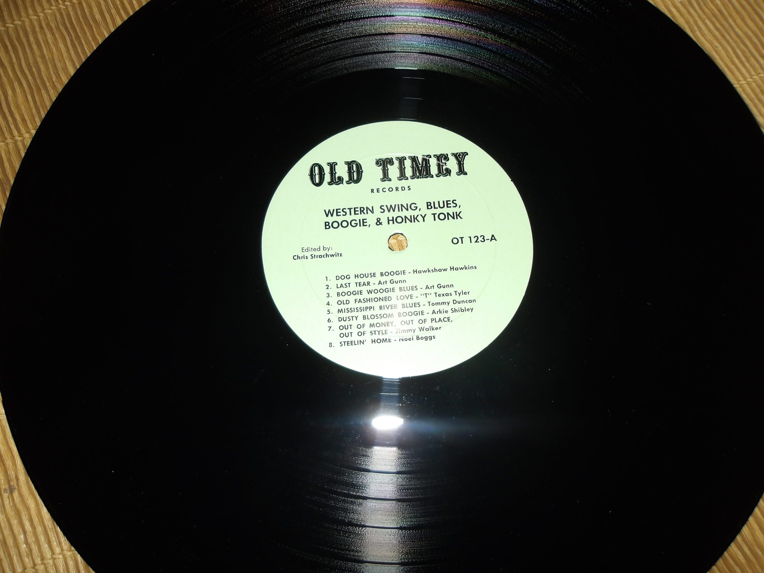 LP Various – Western Swing, Blues, Boogie And Honky Tonk (Volume 8 - The 1940’s & ’50’s) Old Timey Records – OT 123 – Image 3