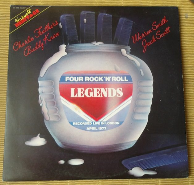 Charlie Feathers, Buddy Knox, Warren Smith , Jack Scott - Four Rock & Roll Legends (Vinyl, LP ) French Press with Gatefold