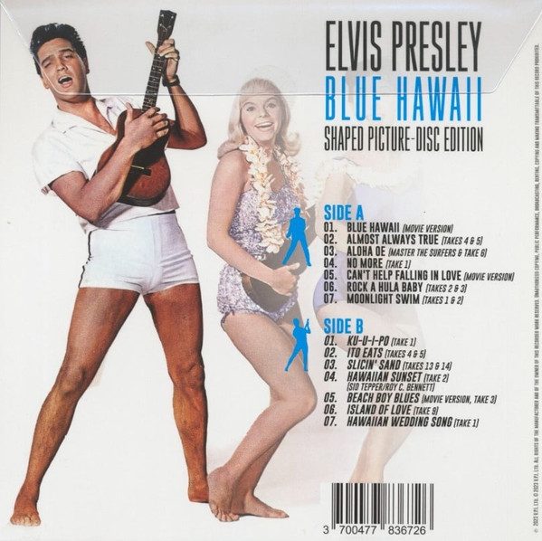 Elvis Presley – Blue Hawaii ( Vinyl, LP, Shape, Limited Edition, Picture Disc) - Image 3