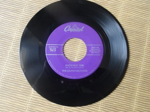 The Louvin Brothers – Knoxville Girl (US,1959 - Vinyl, 7") Capitol Records – F4117