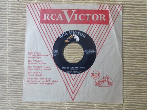 Melvin Endsley – Lovin' On My Mind / Hungry Eyes (US,1957- Vinyl, 7") RCA Victor – 47-7062