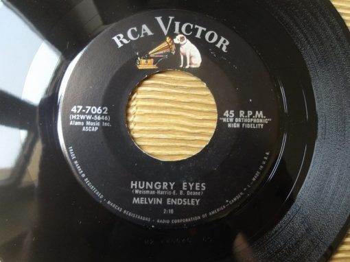 Melvin Endsley – Lovin' On My Mind / Hungry Eyes (US,1957- Vinyl, 7") RCA Victor – 47-7062 – Image 2