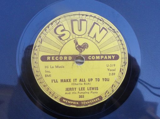 Jerry Lee Lewis And His Pumping Piano – Break-Up - Sun 303  (Shellac, 10", 78 RPM) – Image 3