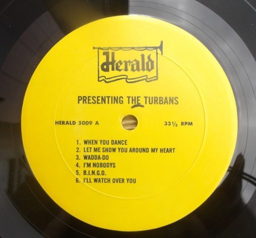 The Turbans – Presenting The Turbans ( Vinyl, LP, Compilation, US) Herald – 5009 - Image 3