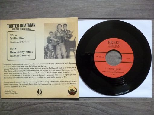 Tooter Boatman and the Chaparrals ( Vinyl, 7") limited edition 300 copies – Image 2