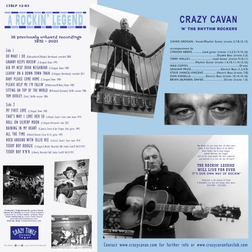 Crazy Cavan ´n´ The Rhythm Rockers – A Rockin' Legend ( Vinyl LP ) – Image 2