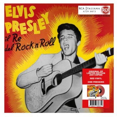 Elvis Presley - Il Re Del Rock'n'Roll  (Vinyl 7'') Red Vinyl Reissue