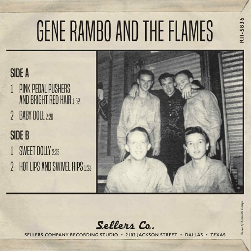 Gene Rambo and the Flames ( Vinyl, 7" - EP) – Image 2