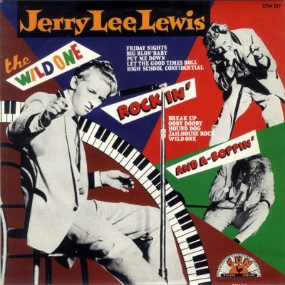 Jerry Lee Lewis – The Wild One Rockin' And A-Boppin' ( 10 INCH/25 CM )Charly Records CFM 517