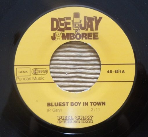 Phil Gray & The Go Boys – Bluest Boy In Town (Vinyl, 7" )Dee Jay Jamboree – 45 - 131 – Image 3