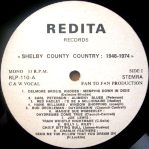 Various – Shelby County Country 1948-1974 ( Vinyl, LP ) Redita – 110 - Image 2