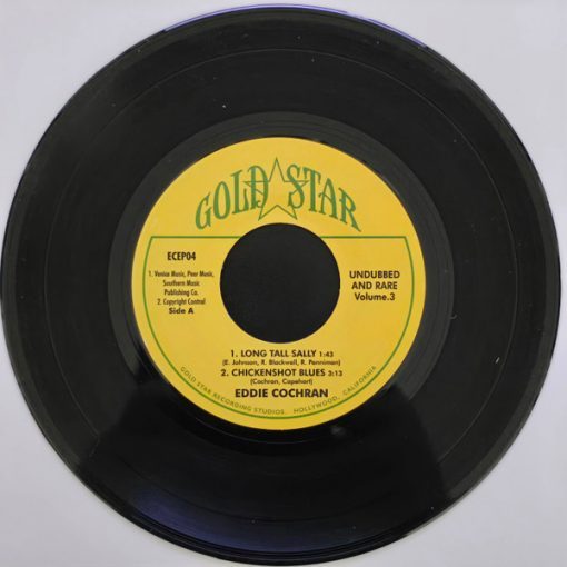 Eddie Cochran – Undubbed & Rare Volume 3 ( Vinyl 7" EP ) – Image 3