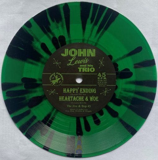 John Lewis & His Trio – Happy Ending (Vinyl, 7"Numbered, Splattered green vinyl)﻿ – Image 2