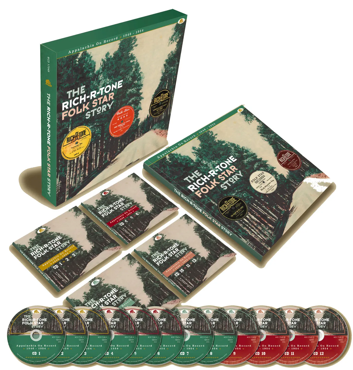 Various - Historic Sessions: Rich-R-Tone Folk Star Story (12-CD Deluxe Box Set)BCD17549 – Image 3