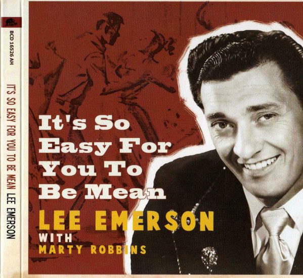 Lee Emerson – It's So Easy For You To Be Mean  ( CD )