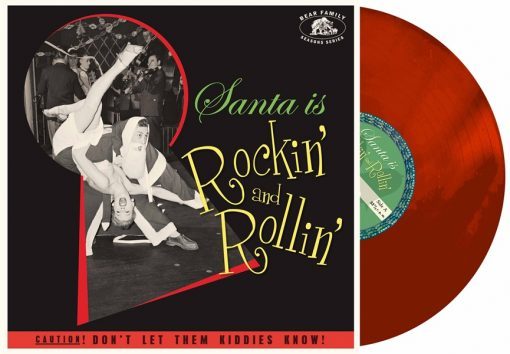 Various - Season's Greetings: Santa Is Rockin' And Rollin' ( Vinyl LP - Red Wax !)  BAF18076