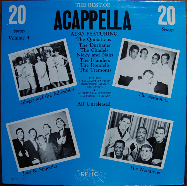 Various – The Best Of Acappella Volume 4 ( Vinyl, LP, )
