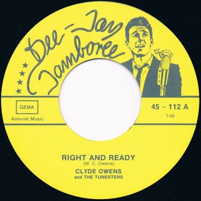 Clyde Owens And The Tunesters – Right And Ready  (Vinyl, 7" Single) Dee Jay Jamboree – 45 - 112