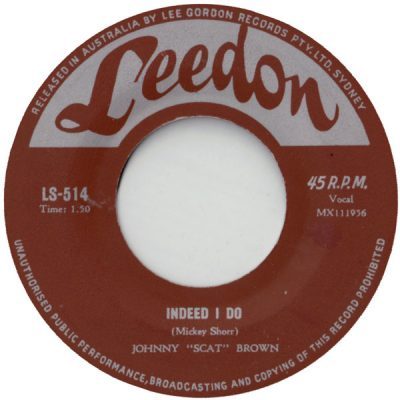 Johnny Powers / Johnny "Scat" Brown ( Vinyl, 7" ) Leedon – LS-514 / LS-518