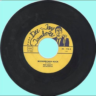 Nat Couty And The Braves – Woodpecker Rock (Vinyl, 7" ) Dee Jay Jamboree – 45 - 114