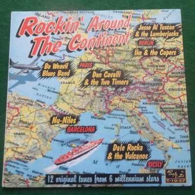 Various – Rockin' Around The Continent ( Vinyl, 10", Compilation ) Tail Records – T-10-27