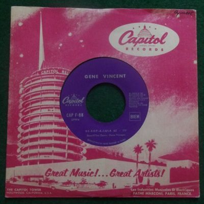 Gene Vincent – Be-Bop-A-Lula 62 ( Rare French Juke Box 7") CAP F-88