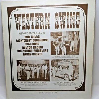 Various – Western Swing Vol. 1 (Vinyl, LP)  Old Timey – LP 105